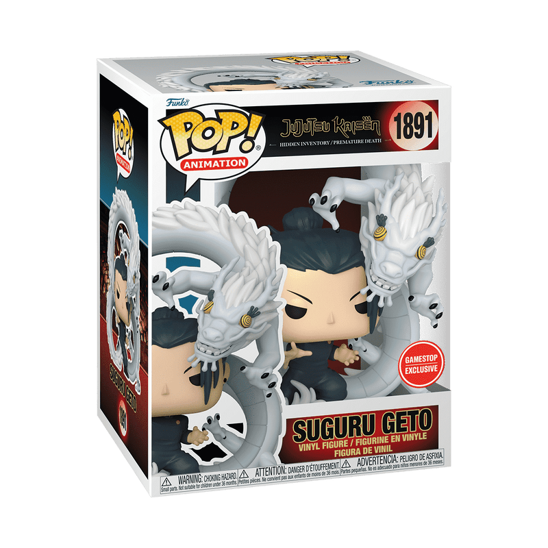 Funko Pop! Premium: Jujutsu Kaisen - Suguru Geto and Cursed Spirit Dragon 1891 GameStop Exclusive - Fundom