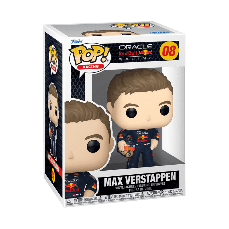 Funko Pop! Racing: Oracle Red Bull Racing - Max Verstappen with Helmet 08 - Fundom