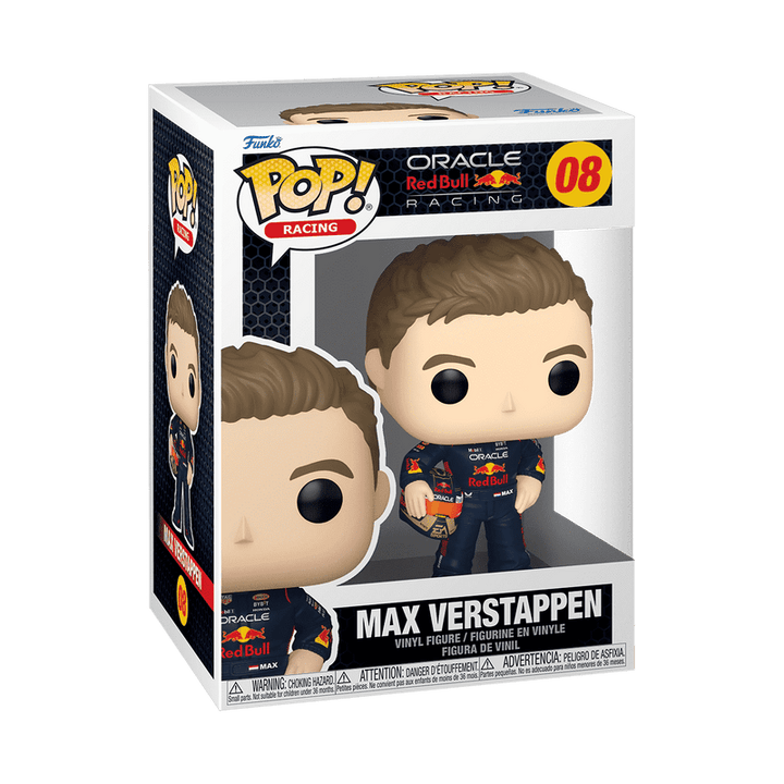 Funko Pop! Racing: Oracle Red Bull Racing - Max Verstappen with Helmet 08 - Fundom