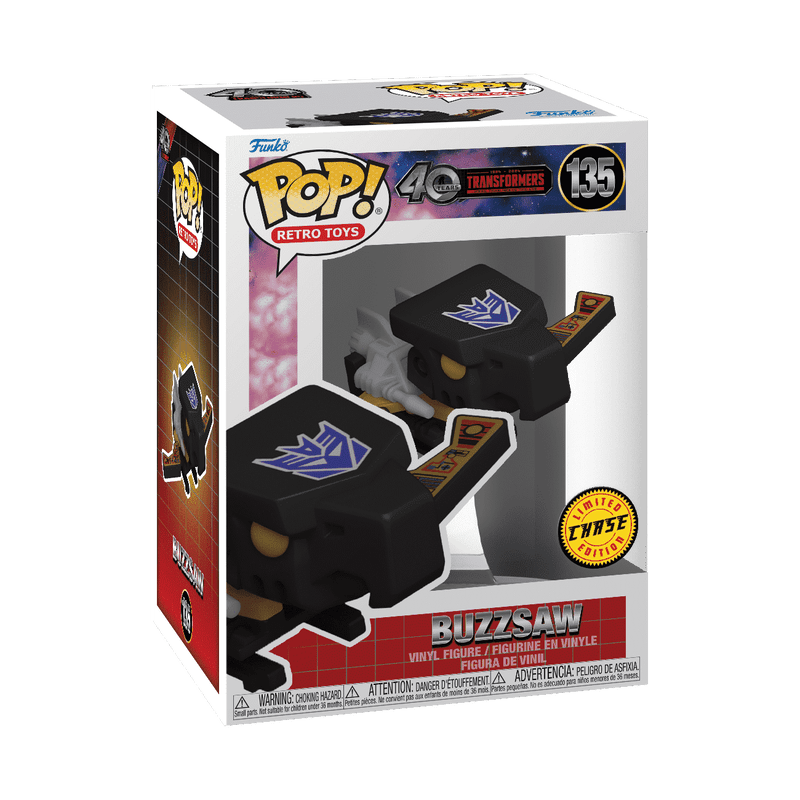 Funko Pop! Retro Toys: Transformers Generation 1 - Buzzsaw Chase 135 - Fundom