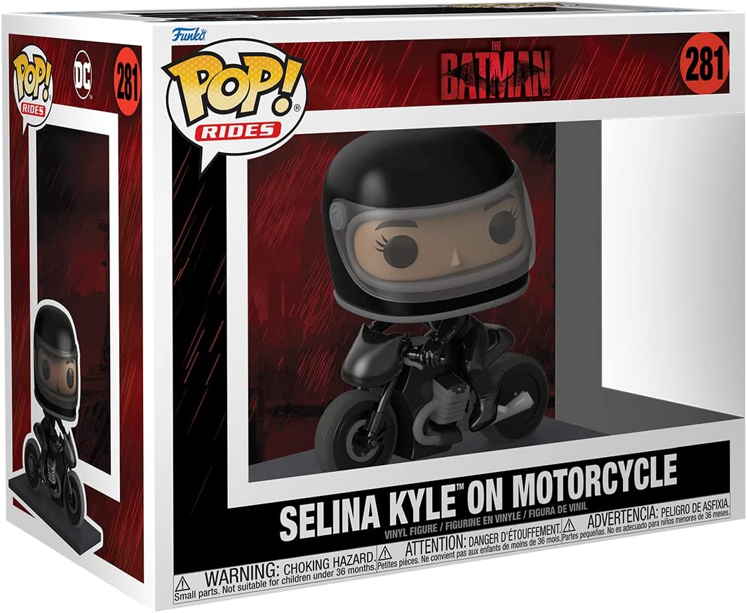 Funko Pop! Ride Deluxe: The Batman - Selina Kyle on Motorcycle Vinyl Figure - Fundom