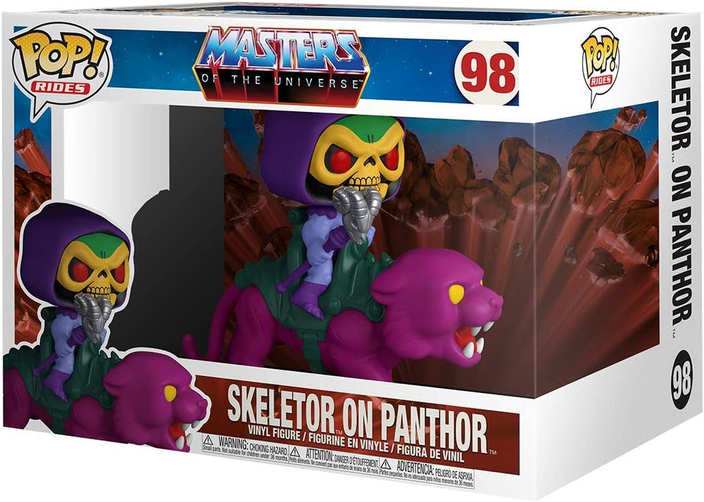 Funko Pop! Ride Masters of The Universe Skeletor on Panthor Vinyl Figure - Fundom