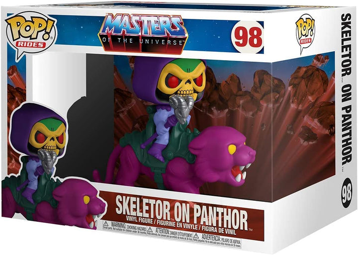 Funko Pop! Ride Masters of The Universe Skeletor on Panthor Vinyl Figure - Fundom