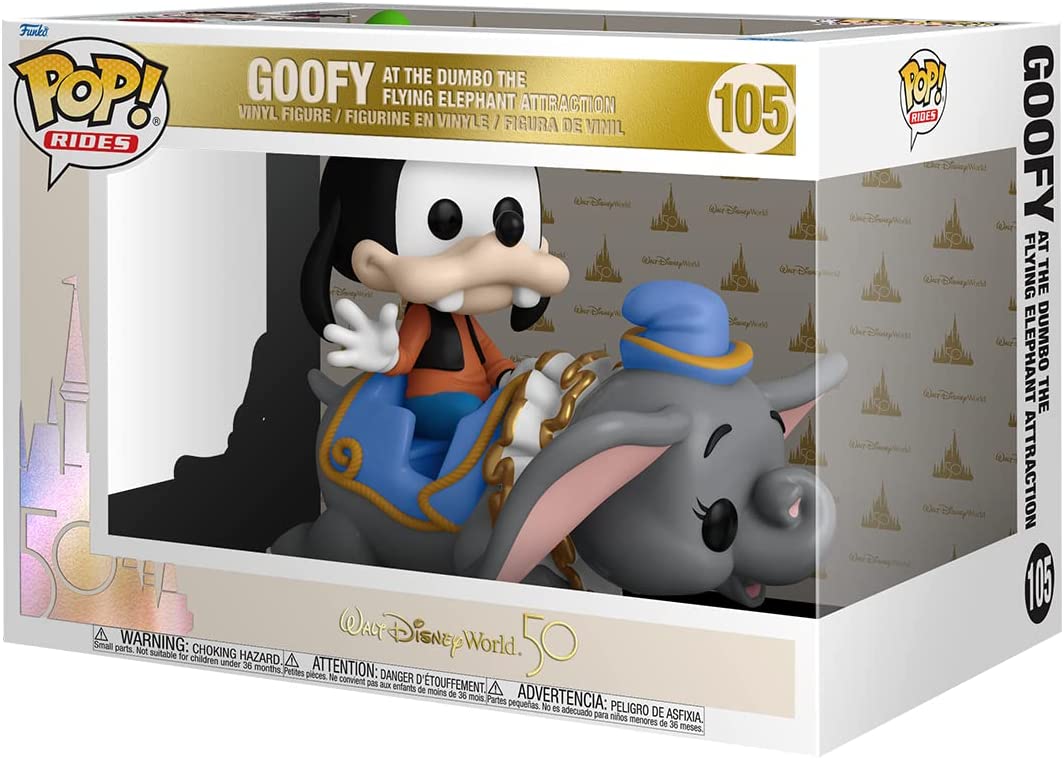 Funko Pop Ride Super Deluxe - Disney 50th Anniversary - Dumbo With Goofy Figure - Fundom