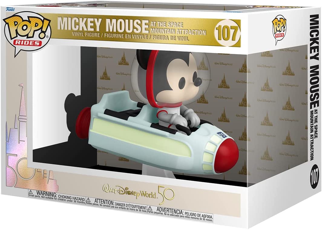 Funko Pop Ride Super Deluxe Disney 50th - Space Mountain Mickey Mouse Figure - Fundom