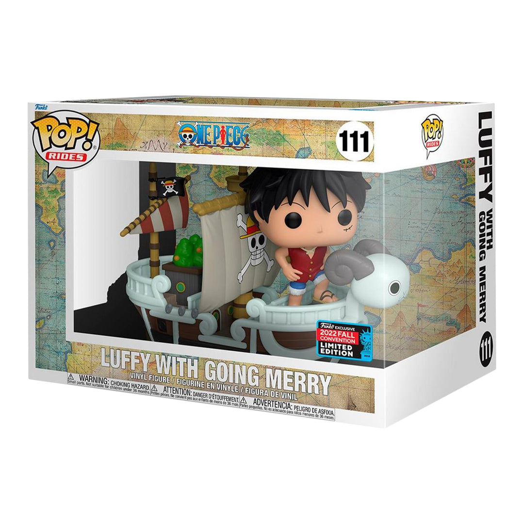 Funko Pop! Rides Animation: One Piece - Luffy with Going Merry 2022 Fall Convention Exclusive - Fundom