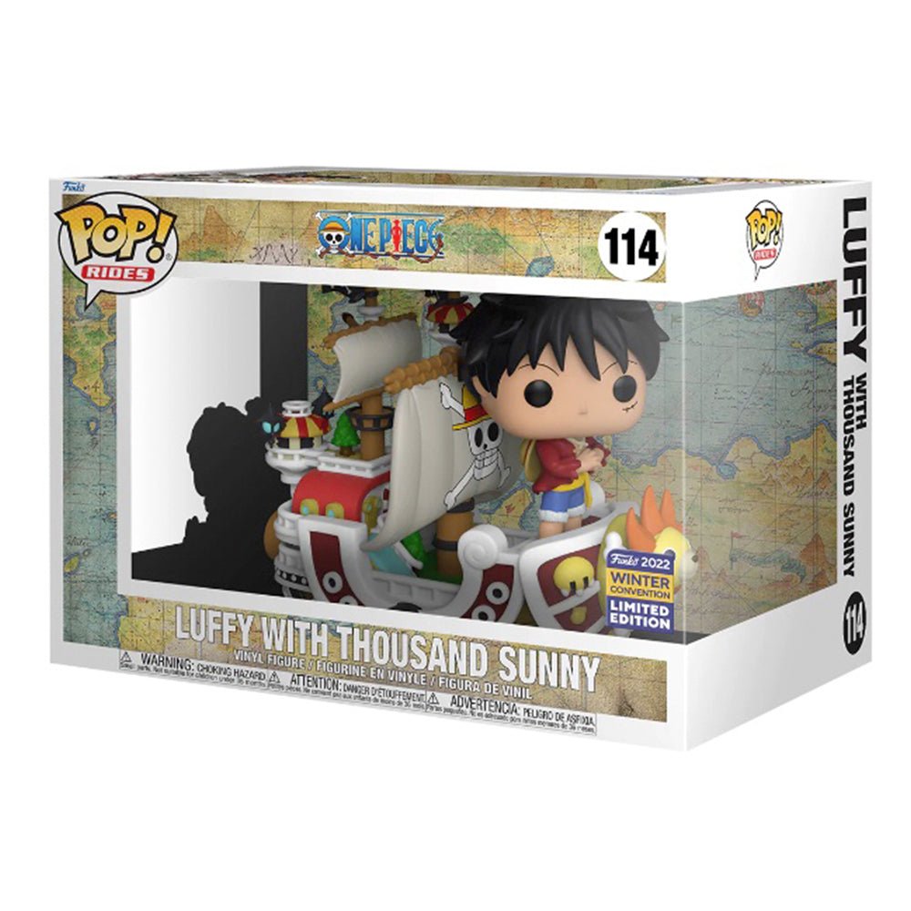 Funko Pop! Rides Animation: One Piece - Luffy with Thousand Sunny 2022 Winter Convention Exclusive - Fundom