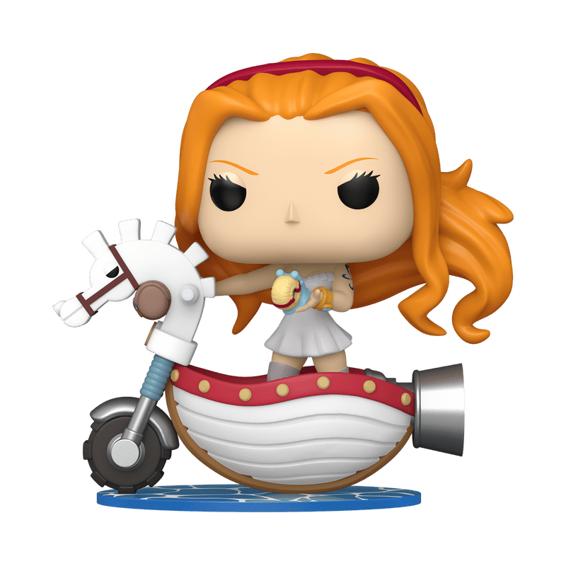 Funko Pop! Rides Deluxe: One Piece - Nami with White Hobby Horse 128 2025 Wondrous Convention Limited Edition - Fundom