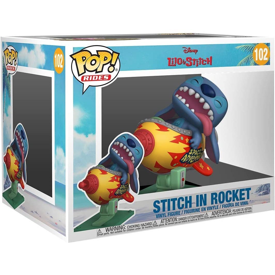 Funko Pop! Rides: Lilo & Stitch - Stitch in Rocket Vinyl Figure - Fundom