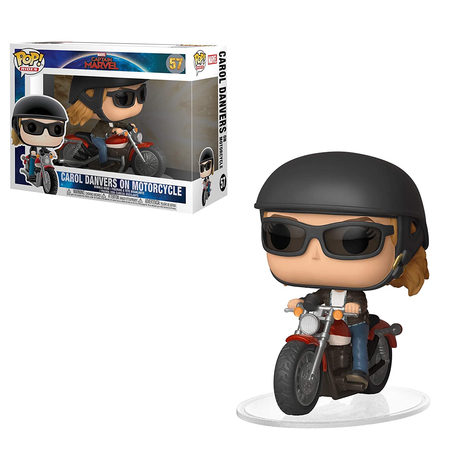 Funko Pop! Rides Marvel: Captain Marvel - Carol Danvers on Motorcycle - Fundom