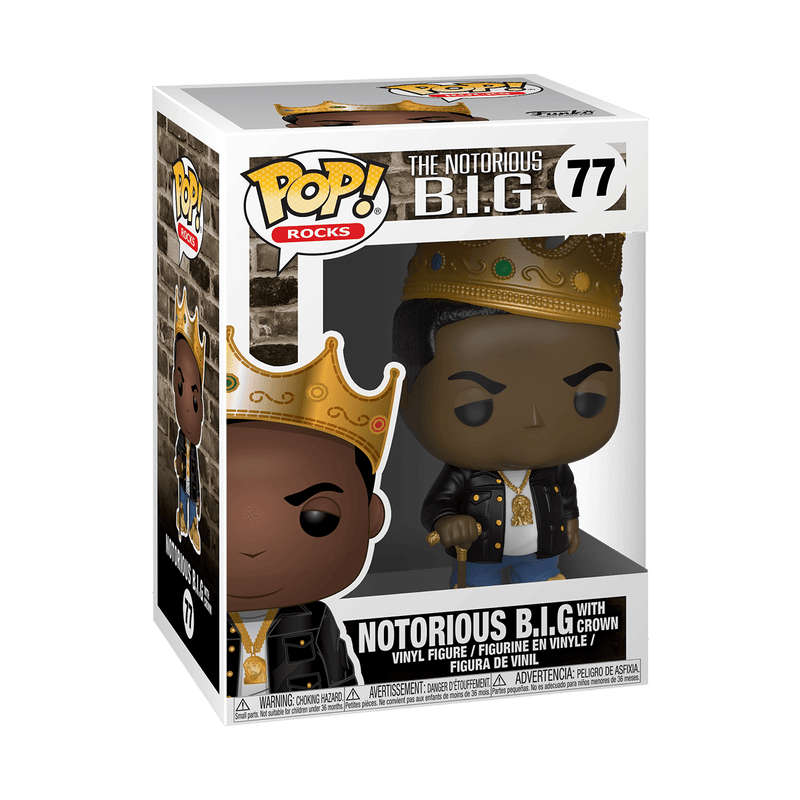 Funko Pop! Rocks: The Notorious B.I.G. with Crown 77 - Fundom