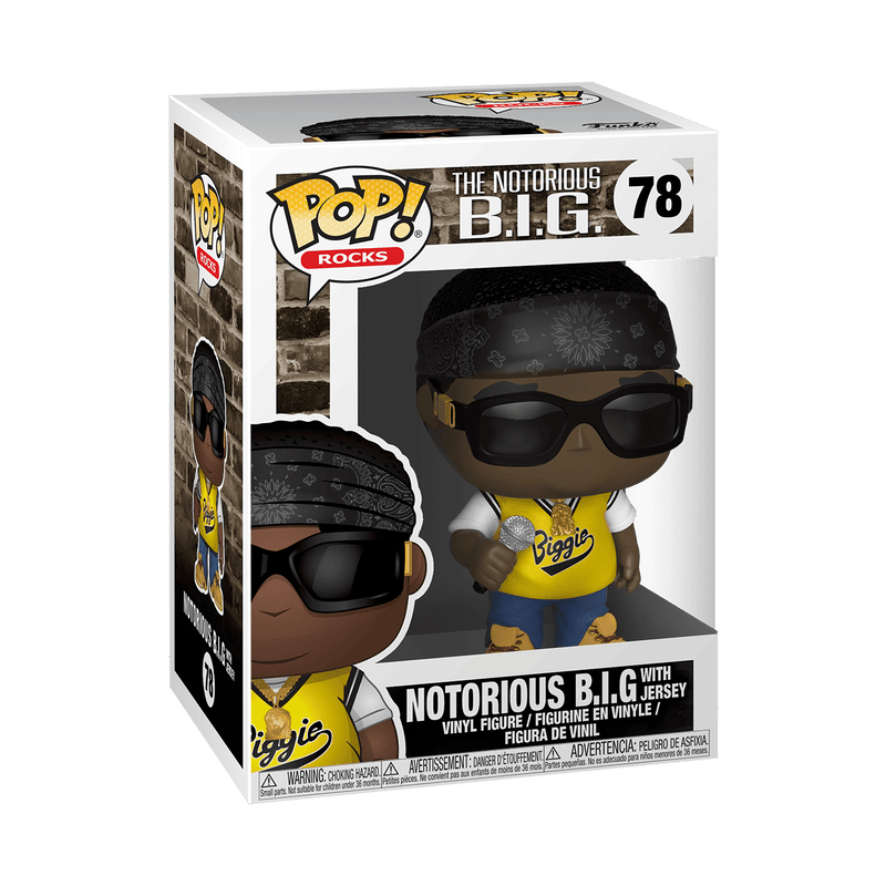 Funko Pop! Rocks: The Notorious B.I.G. with Jersey 78 - Fundom