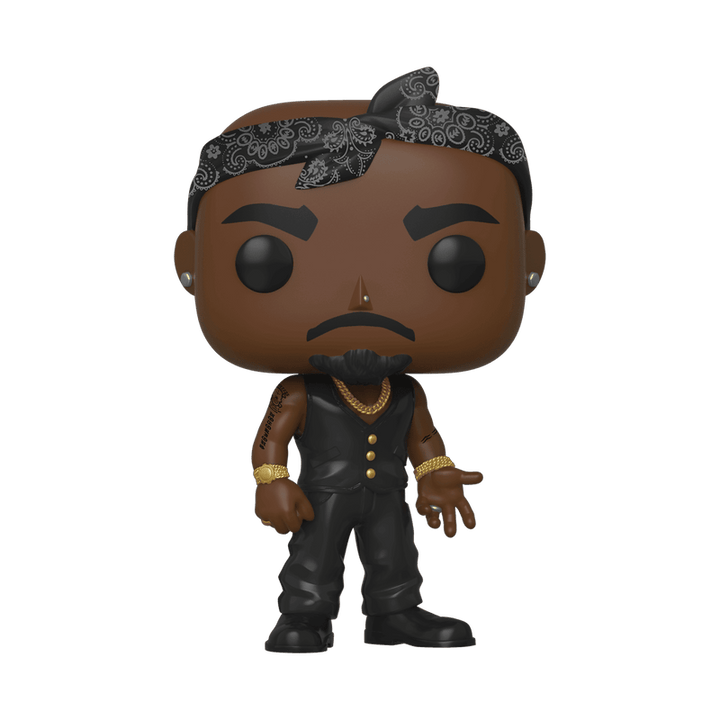 Funko Pop! Rocks: Tupac Shakur - Vest with Bandana - Fundom