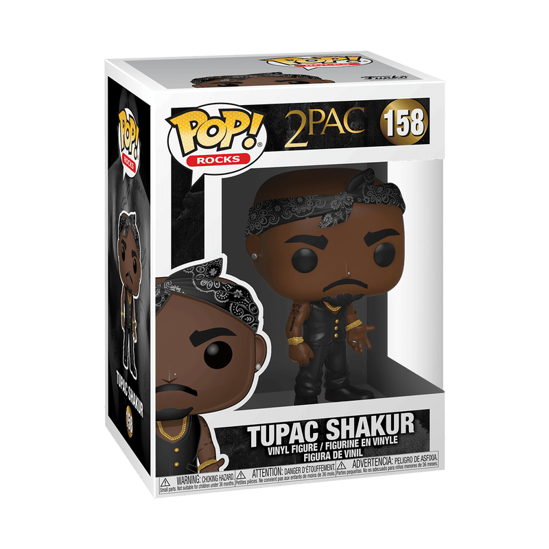 Funko Pop! Rocks: Tupac Shakur - Vest with Bandana - Fundom