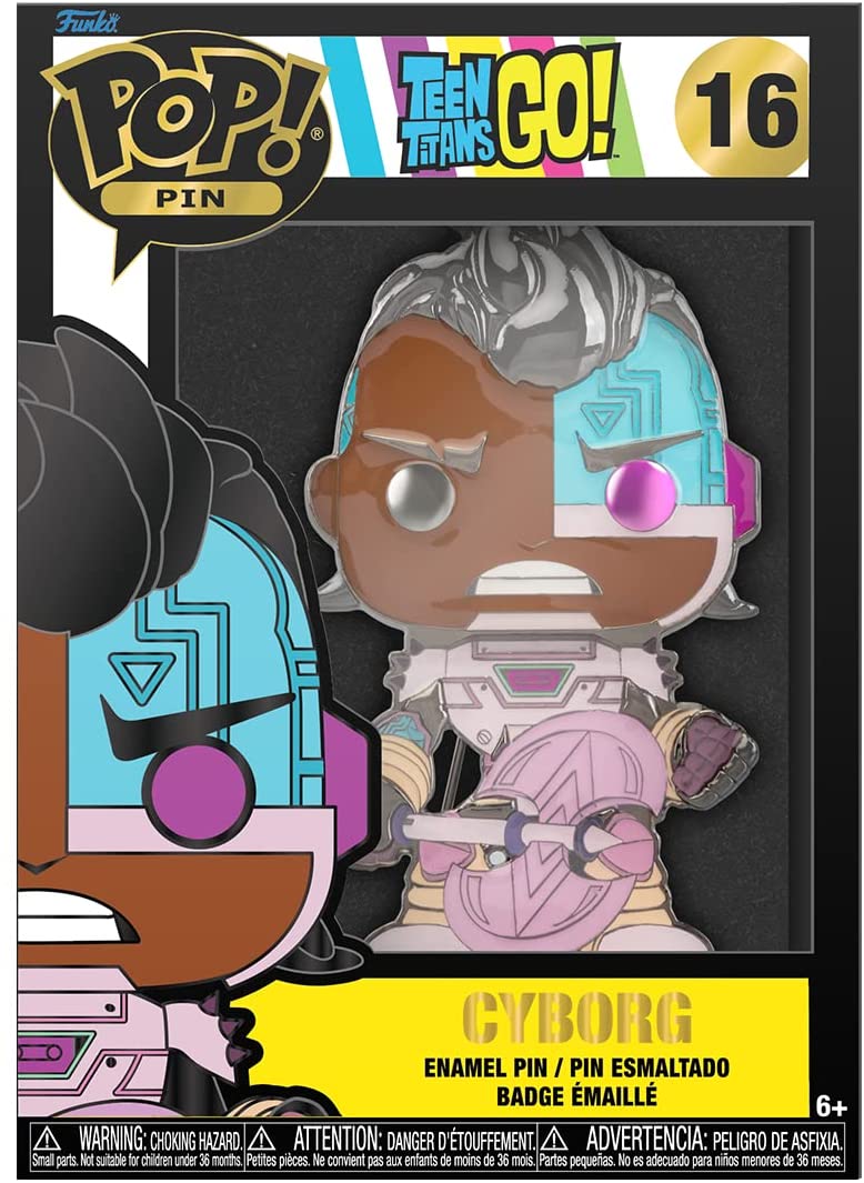 Funko Pop! Sized Pin DC: Teen Titans - Cyborg - Fundom