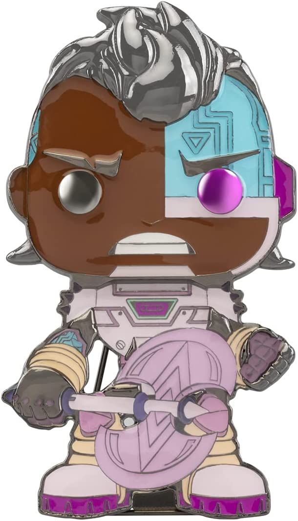 Funko Pop! Sized Pin DC: Teen Titans - Cyborg - Fundom