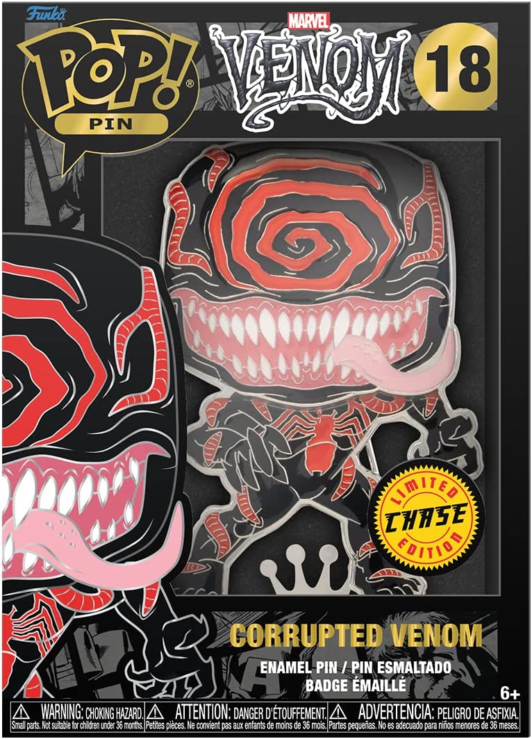 Funko Pop! Sized Pin Marvel: Venom Corrupted Chase - Fundom