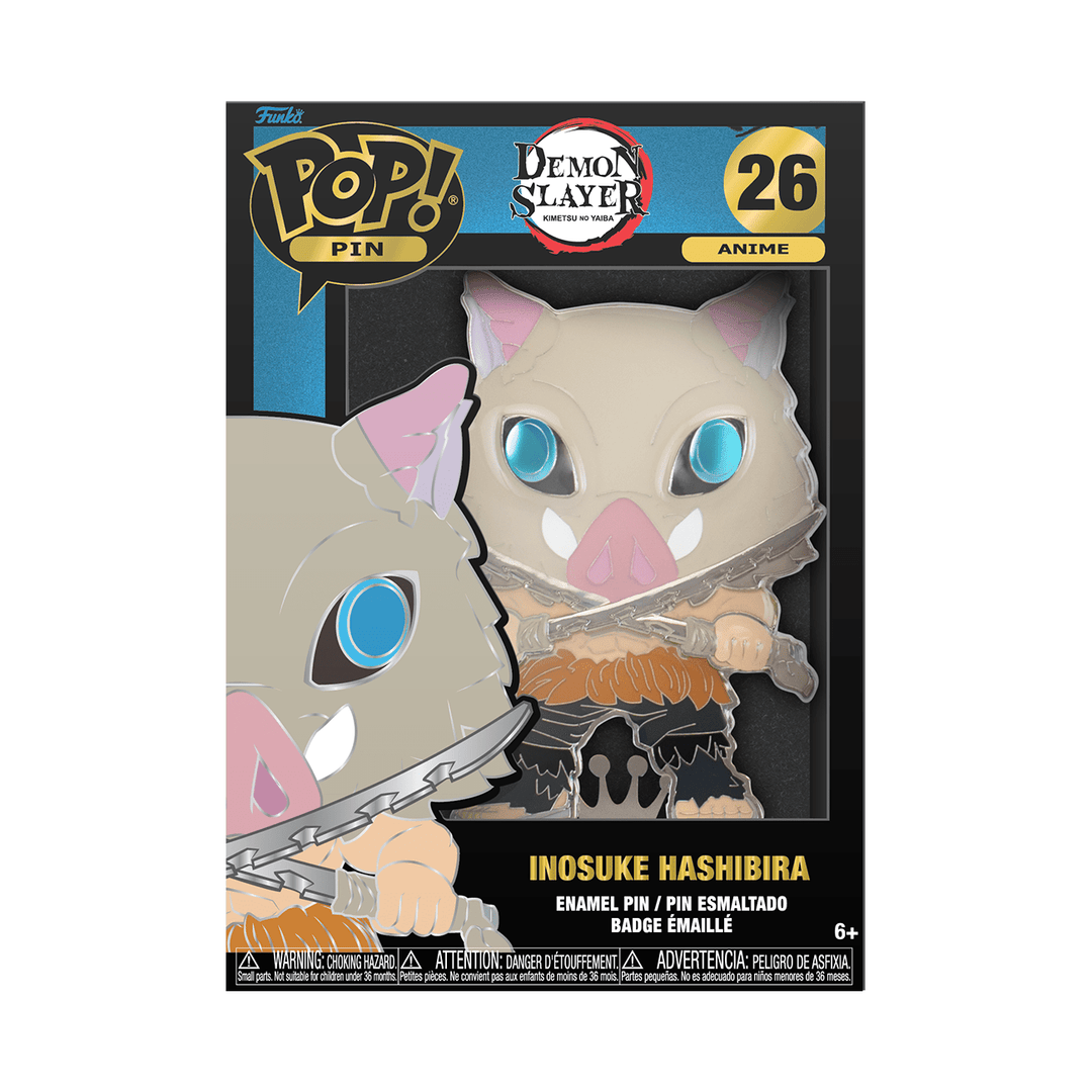 Funko Pop! Sized Pins: Demon Slayer - Inosuke Hashibira Pin - Fundom