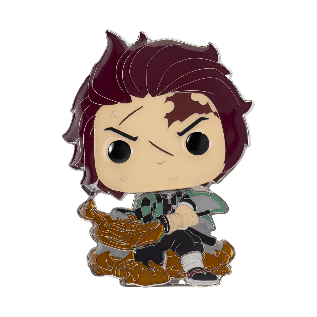 Funko Pop! Sized Pins: Demon Slayer - Tanjiro Kamado Pin - Fundom