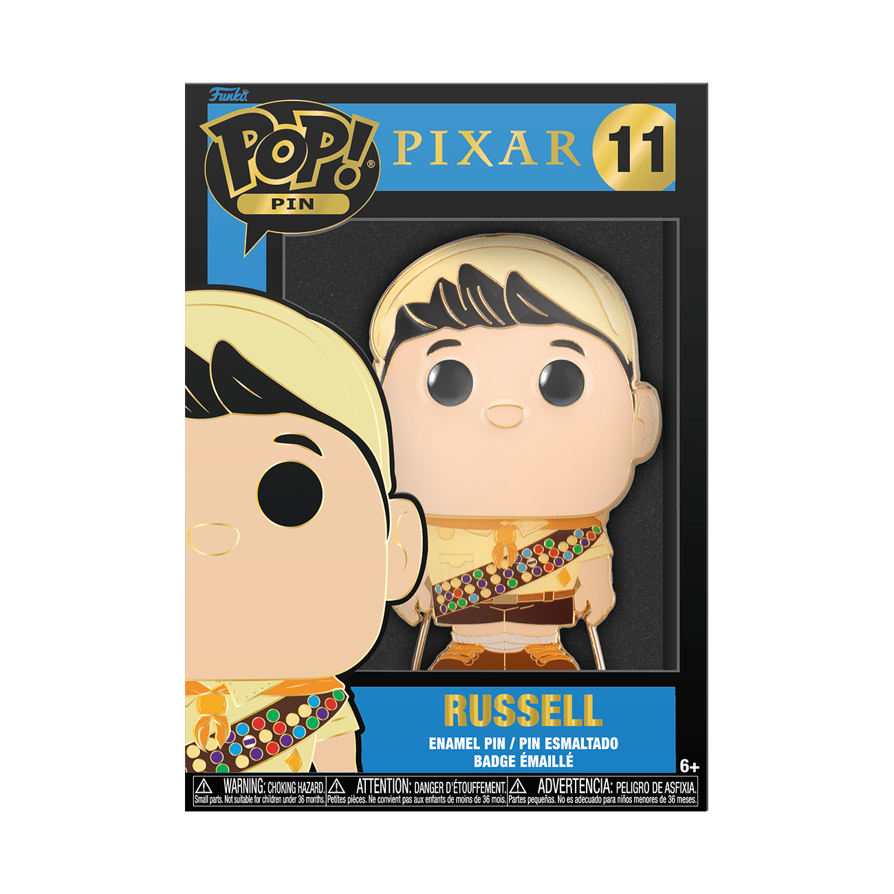 Funko Pop! Sized Pins Disney Pixar: UP - Russel Pin - Fundom
