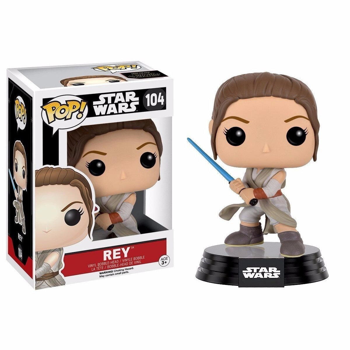 Funko Pop! Star Wars Episode 7 Rey With Lightsaber Vinyl Action Figure - Fundom