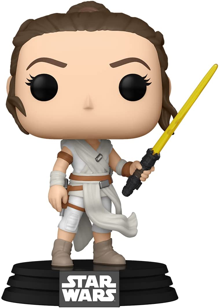 Funko Pop! Star Wars Episode 9 Rey with Yellow Saber Vinyl Figure - Fundom
