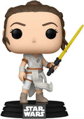 Funko Pop! Star Wars Episode 9 Rey with Yellow Saber Vinyl Figure - Fundom