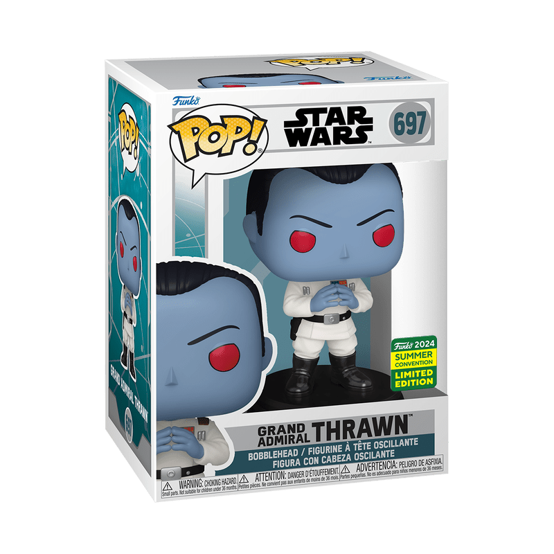 Funko Pop! Star Wars - Grand Admiral Thrawn Steepling 697 2024 Summer Convention - Fundom