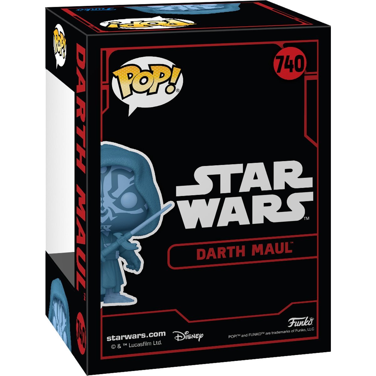 Funko Pop! Star Wars - Hologram Darth Maul Glow - in - the - Dark 740 Specialty Series - Fundom