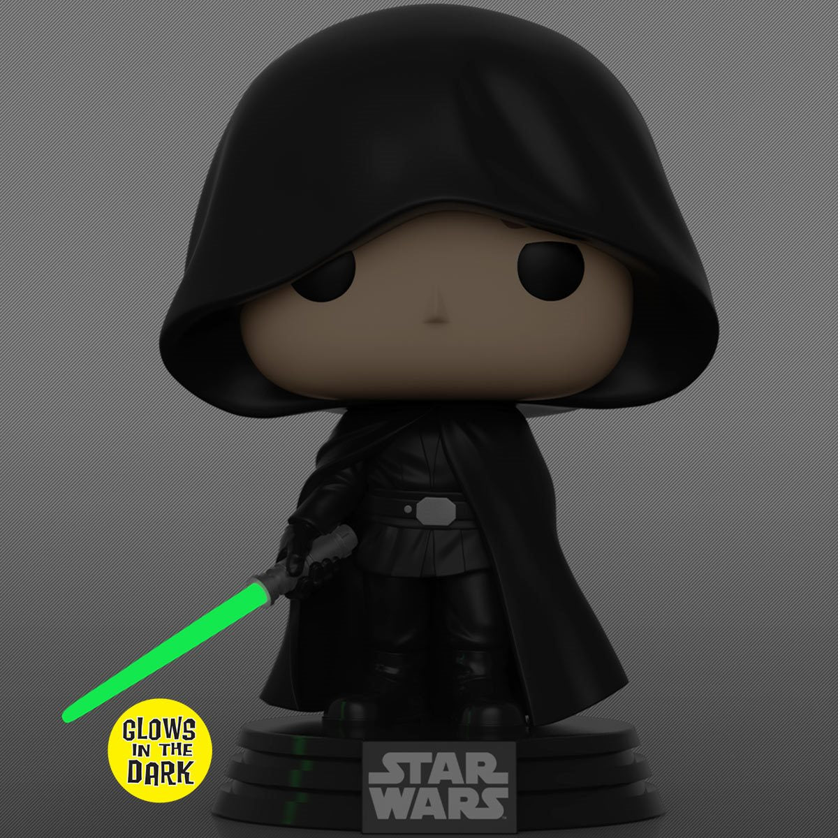 Funko Pop! Star Wars: Mandalorian Luke Skywalker GITD Entertainment Earth Exclusive Vinyl Figure - Fundom
