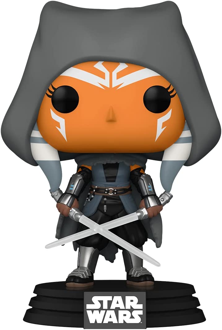 Funko Pop! Star Wars The Mandalorian - Hooded Ahsoka with Duel Sabers Exclusive Vinyl Figure - Fundom