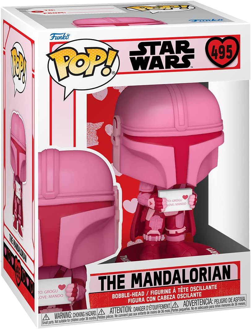 Funko Pop! Star Wars: Valentines - Mandalorian Vinyl Figure - Fundom