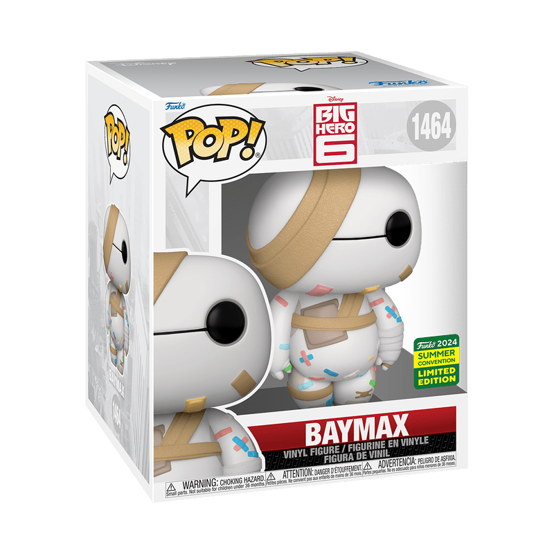 Funko Pop! Super Disney: Big Hero 6 - Baymax With Bandages 1464 2024 Summer Convention - Fundom