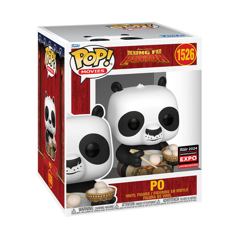 Funko Pop! Super Movies: Kung Fu Panda - Super Po with Dumplings 2024 Limited Edition Entertainment Expo Shared Exclusive - Fundom