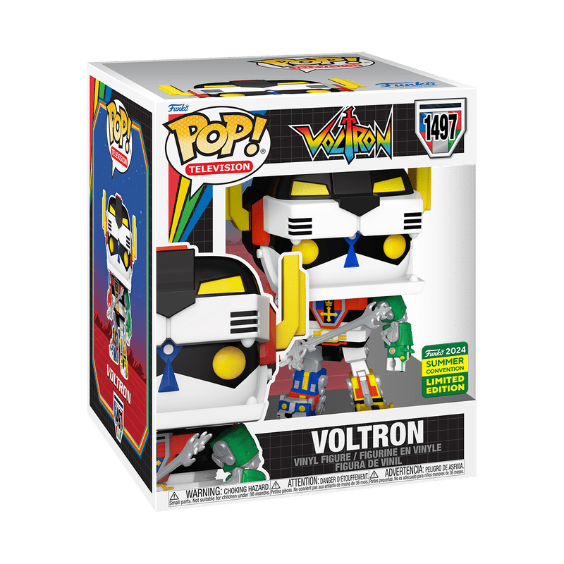 Funko Pop! Super Television: Voltron - Voltron With Blazing Sword 1497 2024 Summer Convention - Fundom