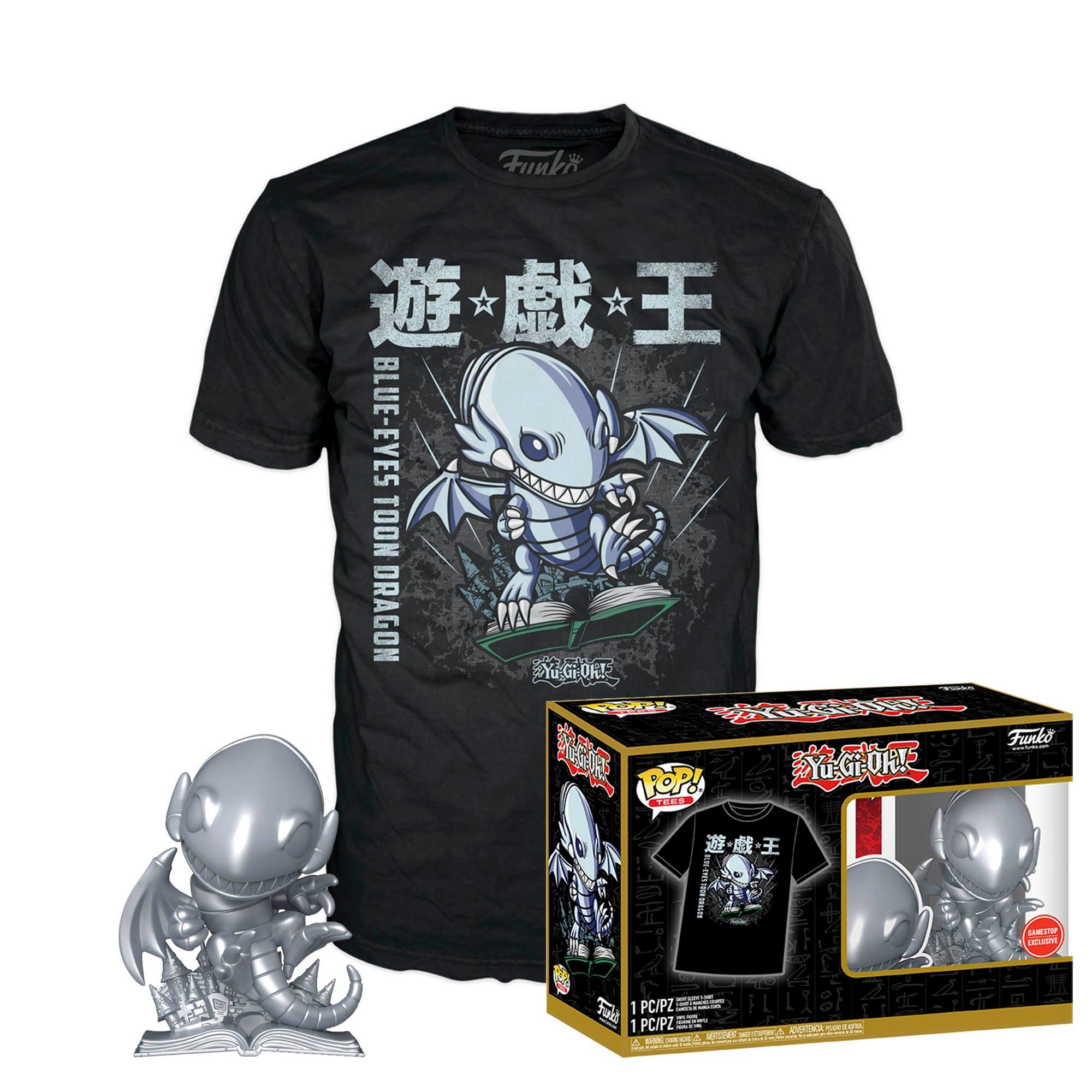 Funko Pop! & Tee: Yu - Gi - Oh! - Blue Eyes Toon Dragon GameStop Exclusive - Fundom