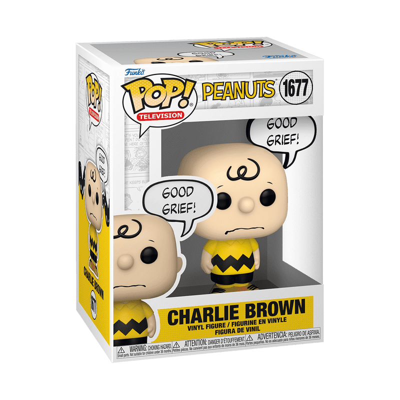Funko Pop! Television: Peanuts - Charlie Brown Good Grief! 1677 - Fundom
