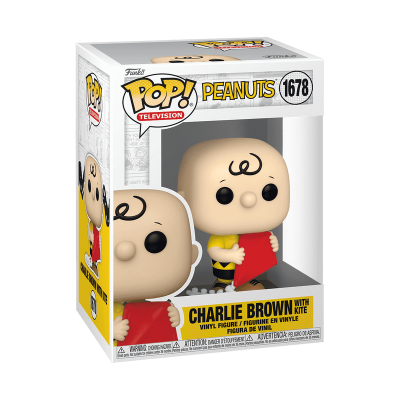 Funko Pop! Television: Peanuts - Charlie Brown with Kite 1678 - Fundom