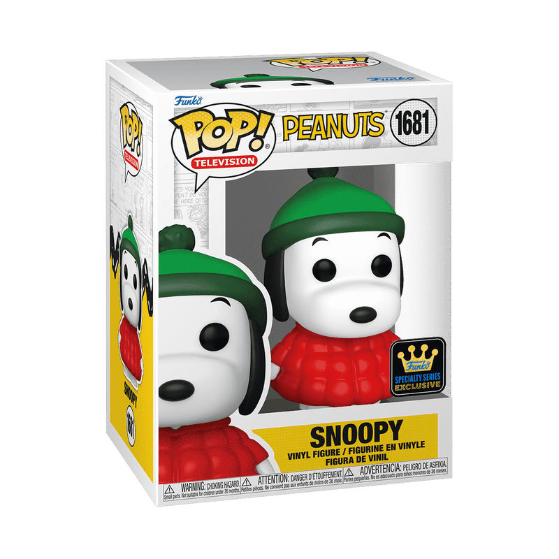 Funko Pop! Television: Peanuts - Snoopy in Puffer Jacket 1681 Specialty Series Exclusive - Fundom
