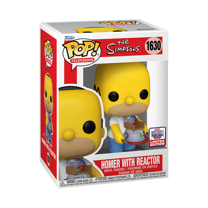Funko Pop! Television: The Simpsons - Homer with Reactor 1630 2024 FunKon London - Fundom