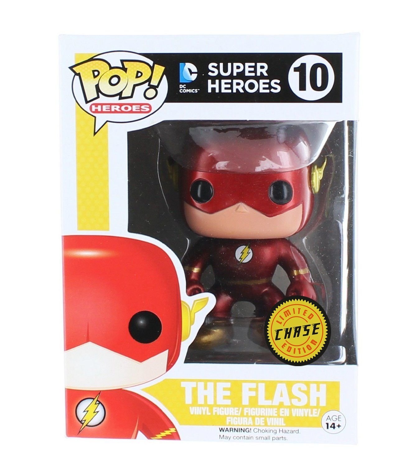 Funko Pop! The Flash Metallic Chase DC Comics Vinyl Figure - Fundom