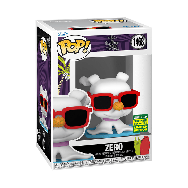Funko Pop! The Nightmare Before Christmas - Zero With Sunglasses 1468 2024 Summer Convention - Fundom