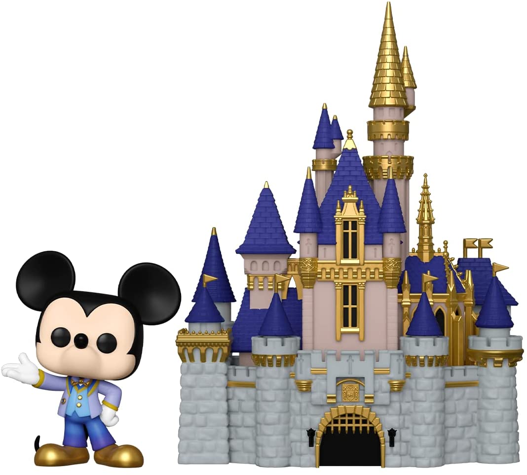 Funko Pop Town - Disney World 50th - Cinderella Castle with Mickey Mouse Figure - Fundom
