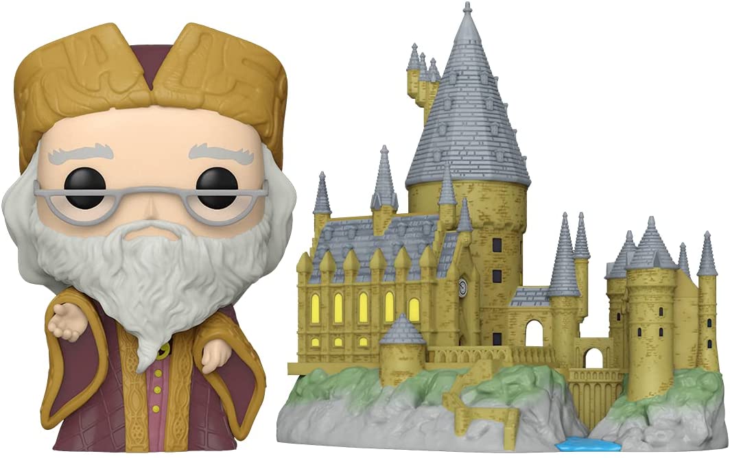 Funko Pop! Town: Harry Potter 20th Anniversary - Dumbledore with Hogwarts Vinyl Figure - Fundom