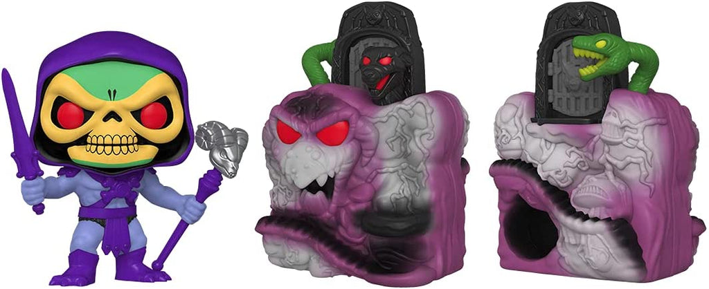 Funko Pop! Town Retro Toys: Masters of The Universe - Skeletor with Snake Mountain Figure - Fundom