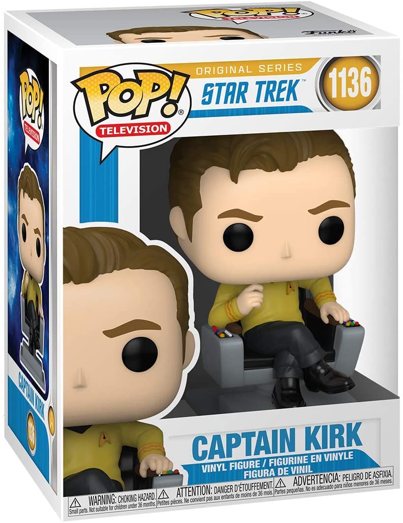Funko Pop! TV: Star Trek - Captain Kirk in Chair Vinyl Figure - Fundom