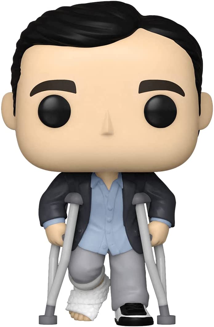 Funko Pop! TV: The Office Michael Standing with Crutches Vinyl Figure - Fundom