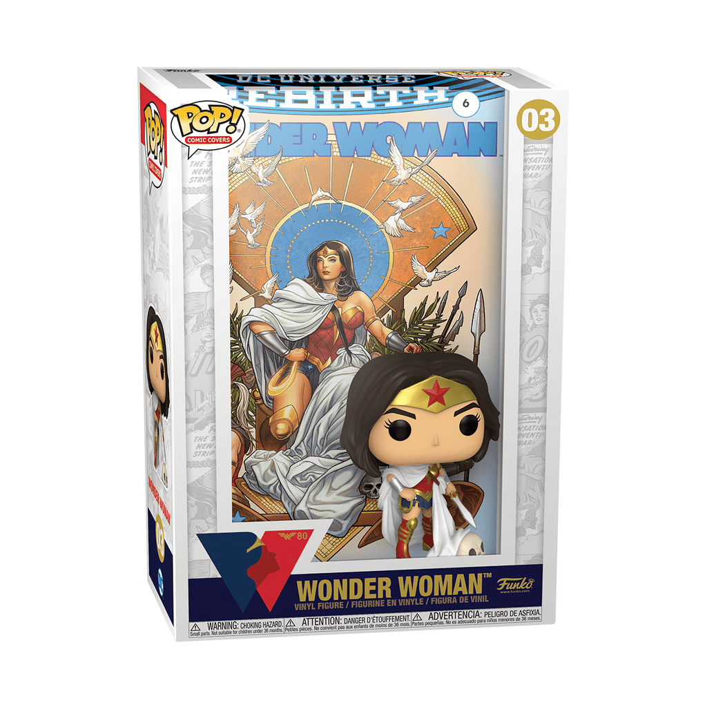 Funko Pop! Vinyl Comic Cover: Wonder Woman 80th Rebirth On Throne - Fundom