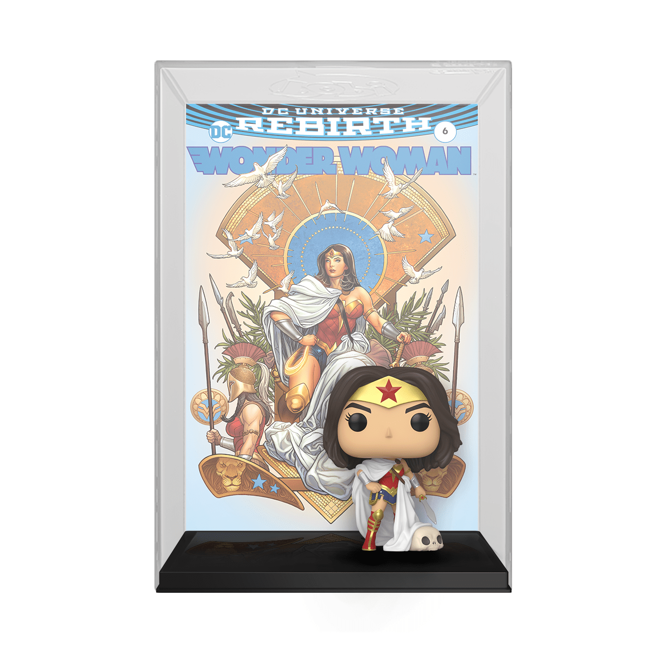 Funko Pop! Vinyl Comic Cover: Wonder Woman 80th Rebirth On Throne - Fundom
