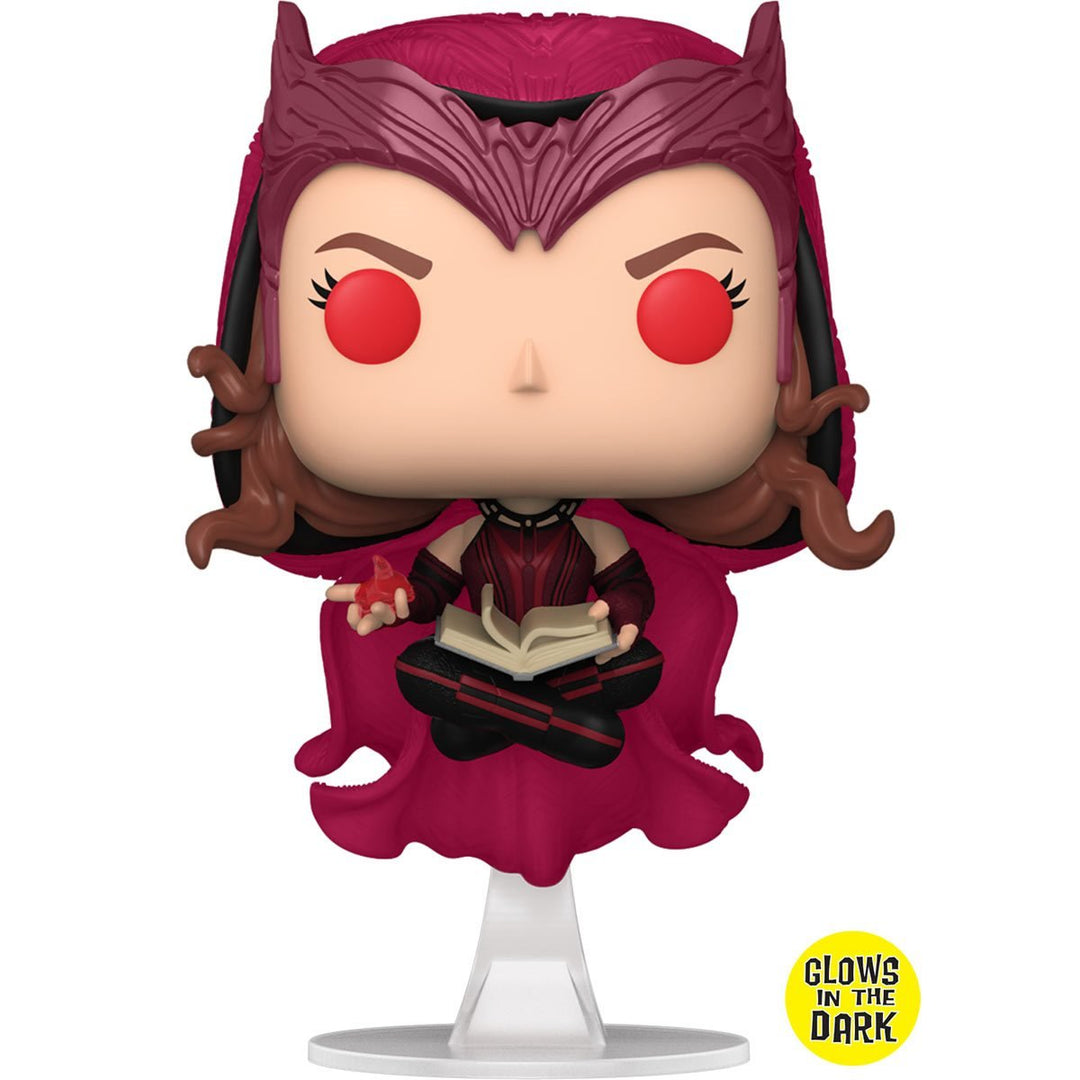 Funko Pop! WandaVision Scarlet Witch Glow - in - The - Dark EE Exclusive - Fundom